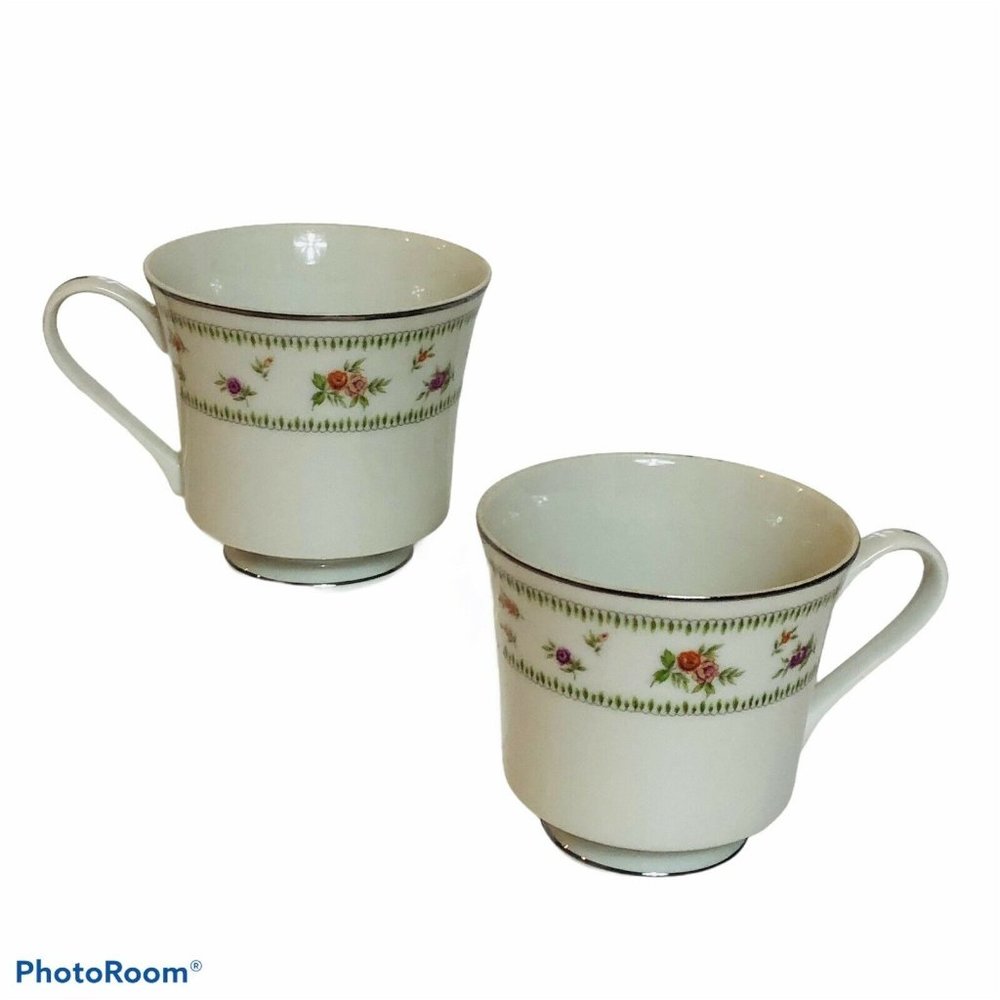 Vintage ABINGDON Japan Fine Porcelain China Tea Cu